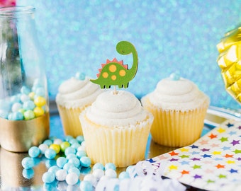 Dinosaur Party - Dino Party - Baby Shower Cupcake Toppers - Dinosaur Birthday - Dinosaur Decorations - Dinosaur Decor - Dinosaur Theme