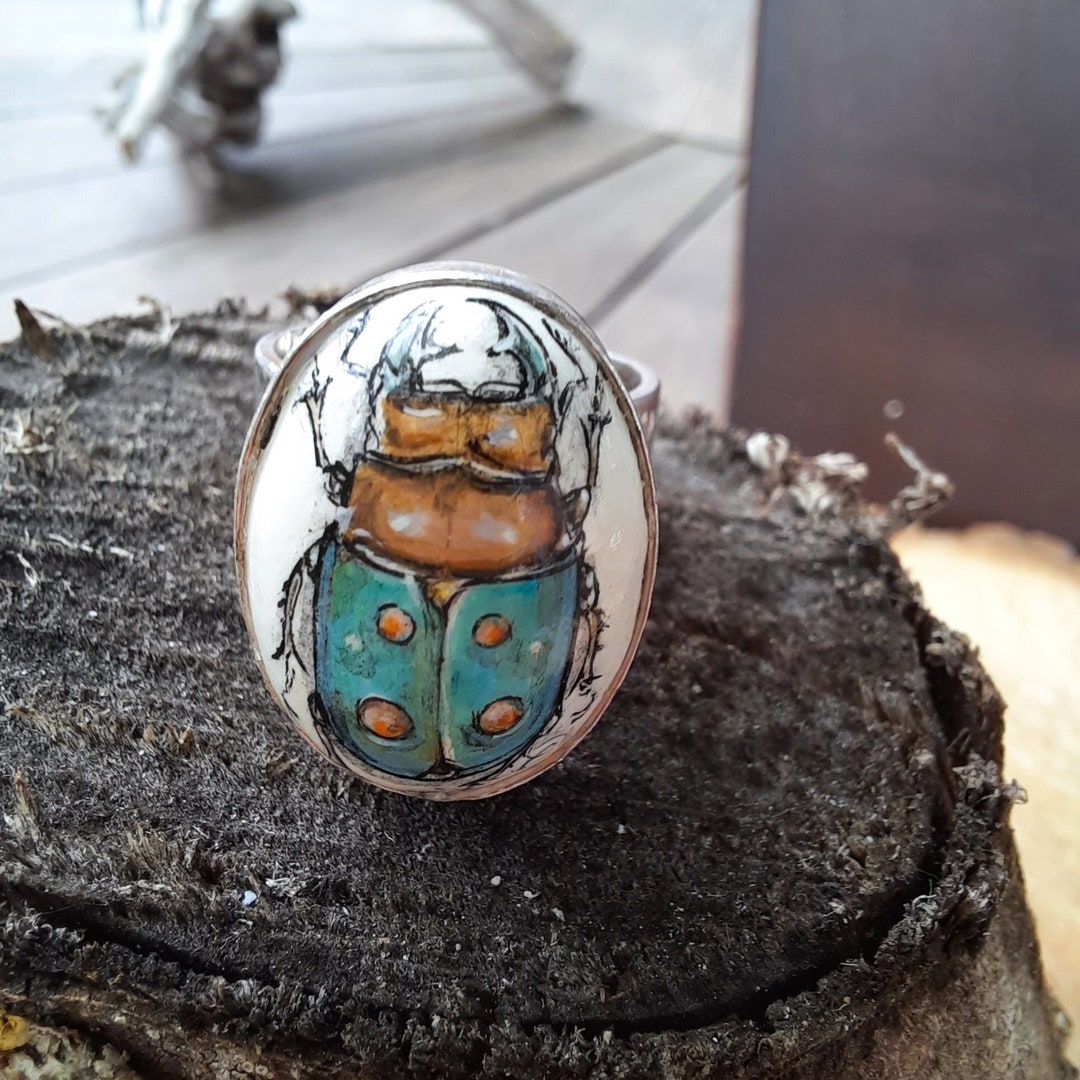Beetle Ring - Etsy