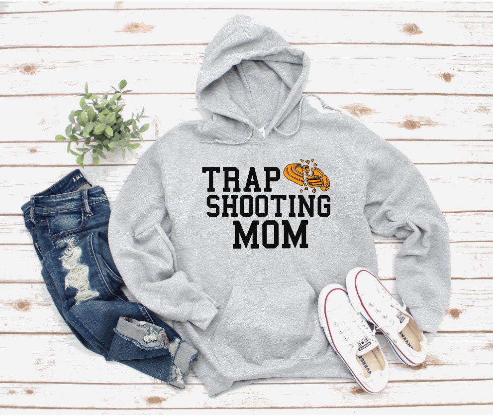 Trap Shooting Mom HoodieTrap Mom HoodieCustomized with Name and