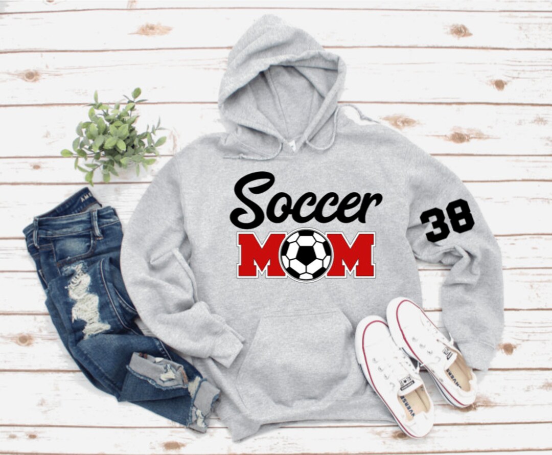 Soccer Mom Hoodiecustomizd With Colors and Players Number Etsy