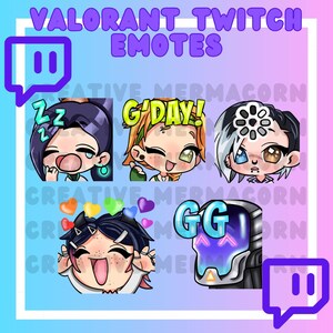 Valorant Twitch Emotes