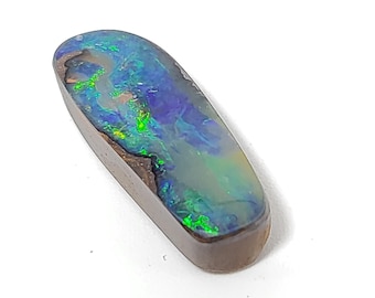 7.45ct. Boulder opal. Australian opal. Natural opal. 22x7mm.