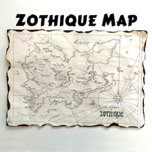 Karte von Zothique, Clark Ashton Smith Karte, Zothique Cycle Karte, Tales of Zothique Karte, Eine Nacht in Malnéant, The Dark Eidolon, Xeethra Karte