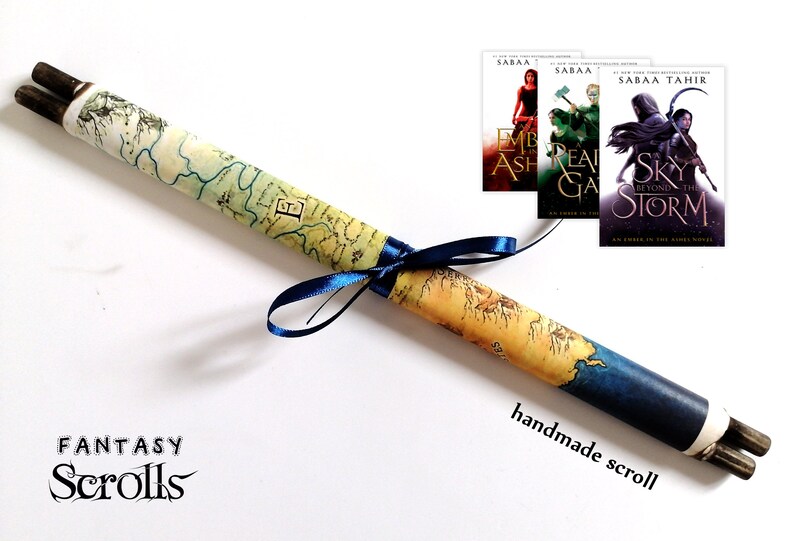 The Martial Empire Color Map on Scroll an Ember in the Ashes Etsy