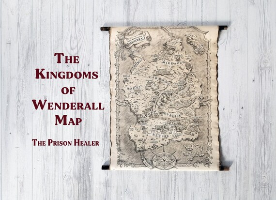 Map of Camp Half-blood on Handmade Scroll Percy Jackson and 