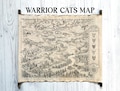 Warrior Cats Map on Handmade Scroll, Forest Territories, Bookish Gift, Cat Warriors product logo