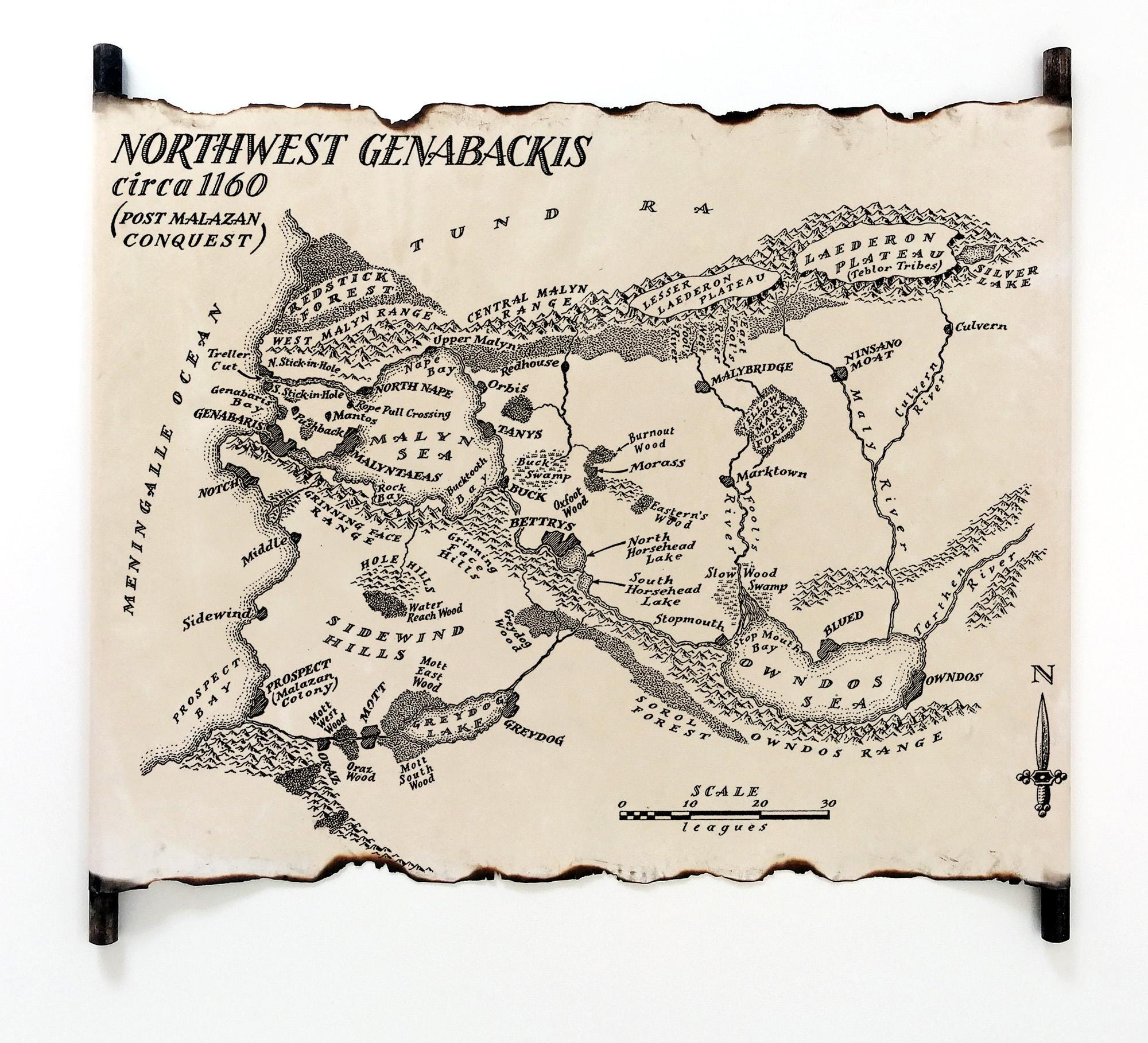 GRATIS VERZENDING - Malazan Empire Northwest Genabackis-kaart op  handgemaakte rol, Malazan Book of the Fallen-kaart, Gardens of the  Moon-boekkaart - Etsy België, image size:2000x1818