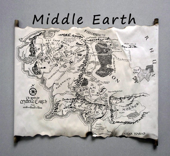 ArtStation - Pixel Art Map of Middle Earth, Lord of the Rings