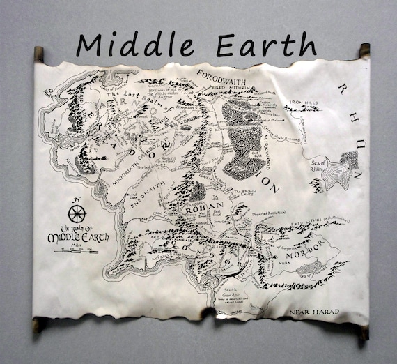 ArtStation - Pixel Art Map of Middle Earth, Lord of the Rings