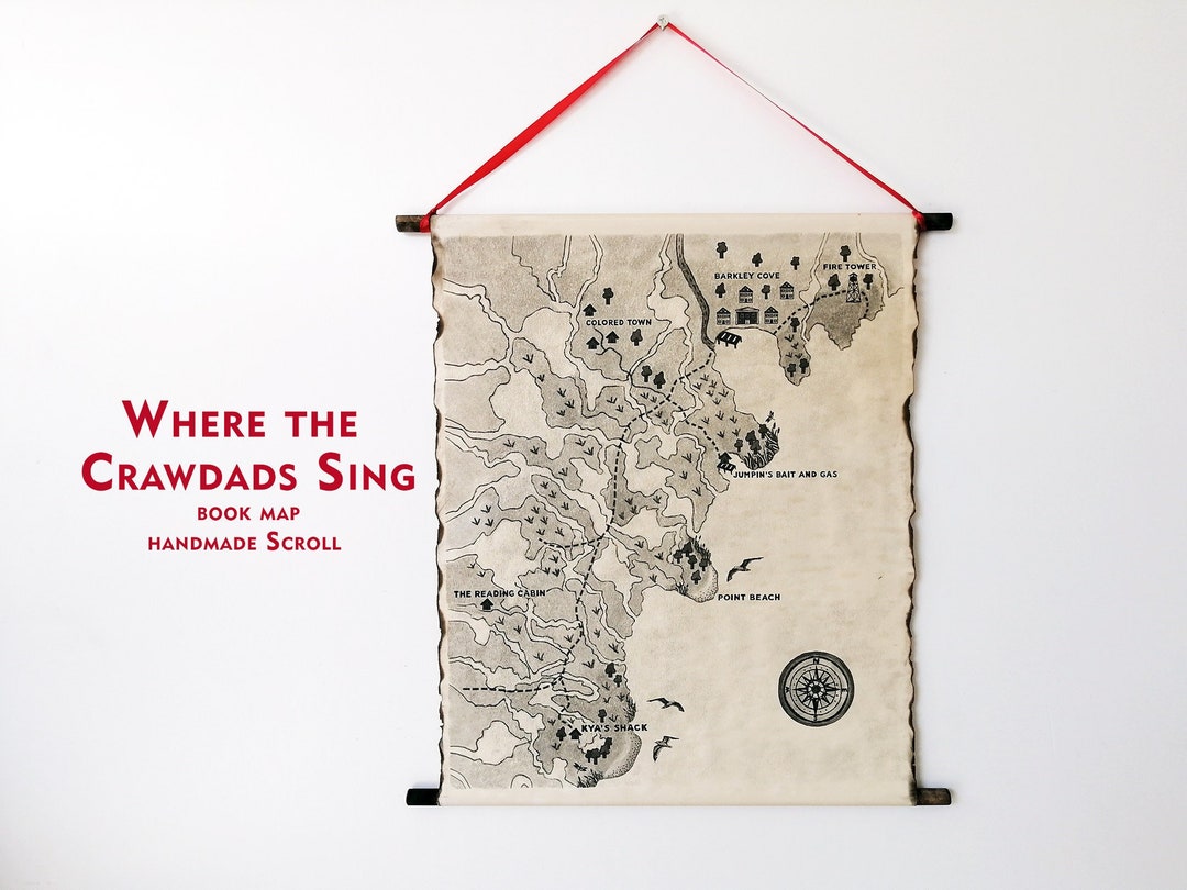 Map of Camp Half-blood on Handmade Scroll Percy Jackson and 