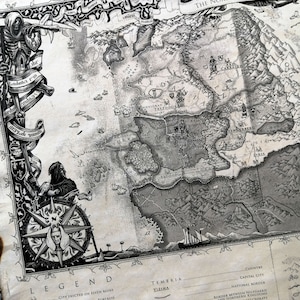 WITCHER - the NORTHERN KINGDOMS Map, the Northern Kingdoms Map ...