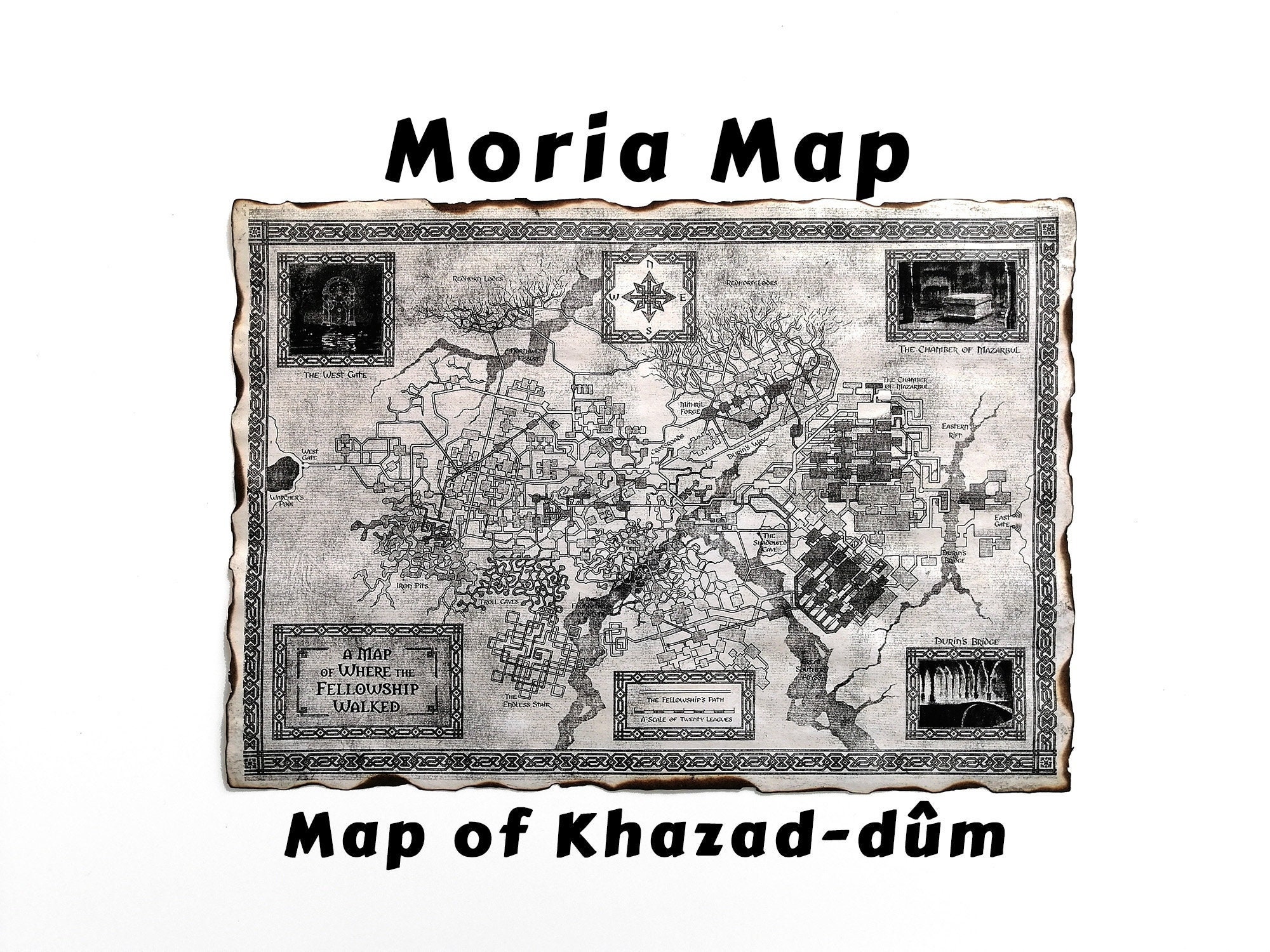 Moria Map Middle Earth Mines of Moria Map a Map of Where the 