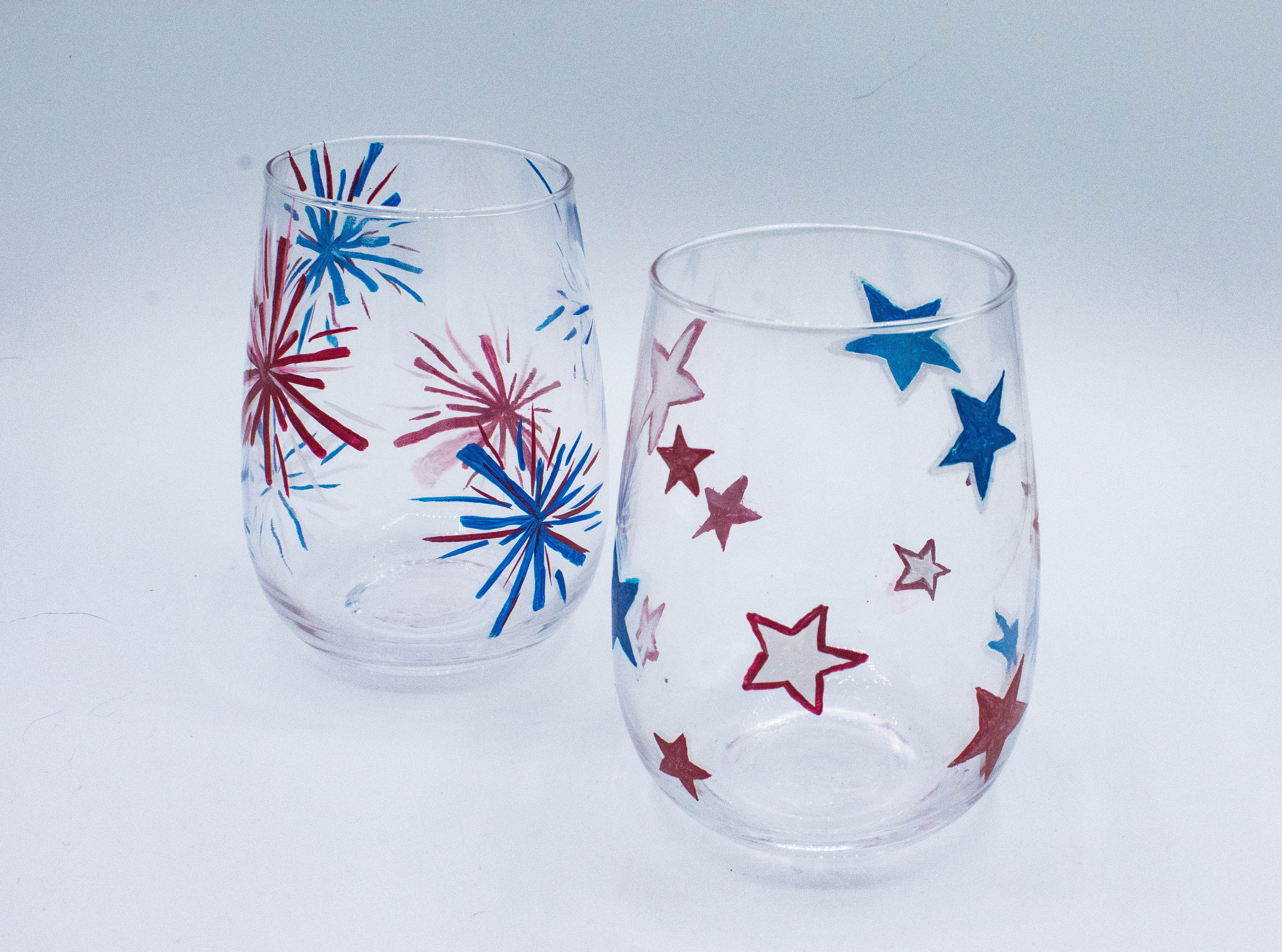 Paint your own wine glass craft kit / Wine Glass DIY Kit / Etsy