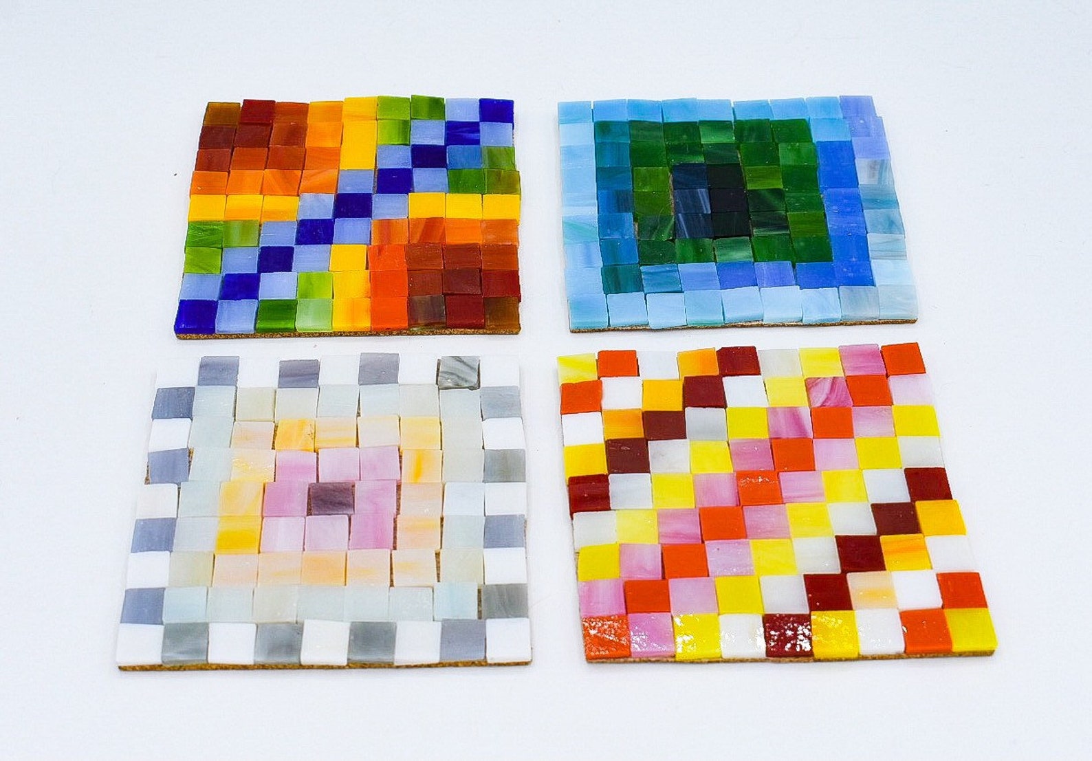 DIY Coaster Kit Make Your Own Mosaic Coasters Easy Craft Etsy