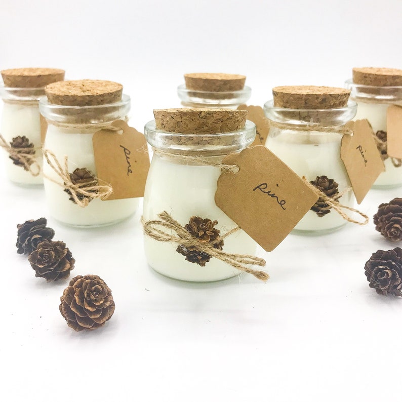 Winter Wedding Favors Mini Candles Candle Favors Bulk Etsy