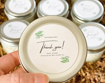 Personalized Candle Wedding Favors, Baby Shower Candles, Custom Wedding Favors, Candle Wedding Favors, bulk candle favors