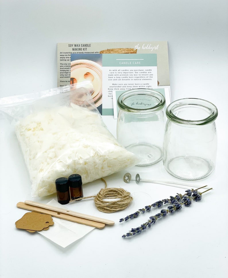 DIY Candle Making Kit, Easy Candle Making, Candle DIY Kit, Craft Kits for Adults, Girls Night, Virtual Event Company Gift image 2