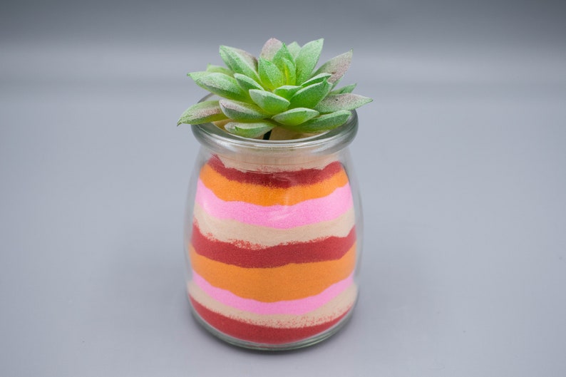 Terrarium DIY Kit Succulent Craft Kit Sand Art DIY Kit Etsy