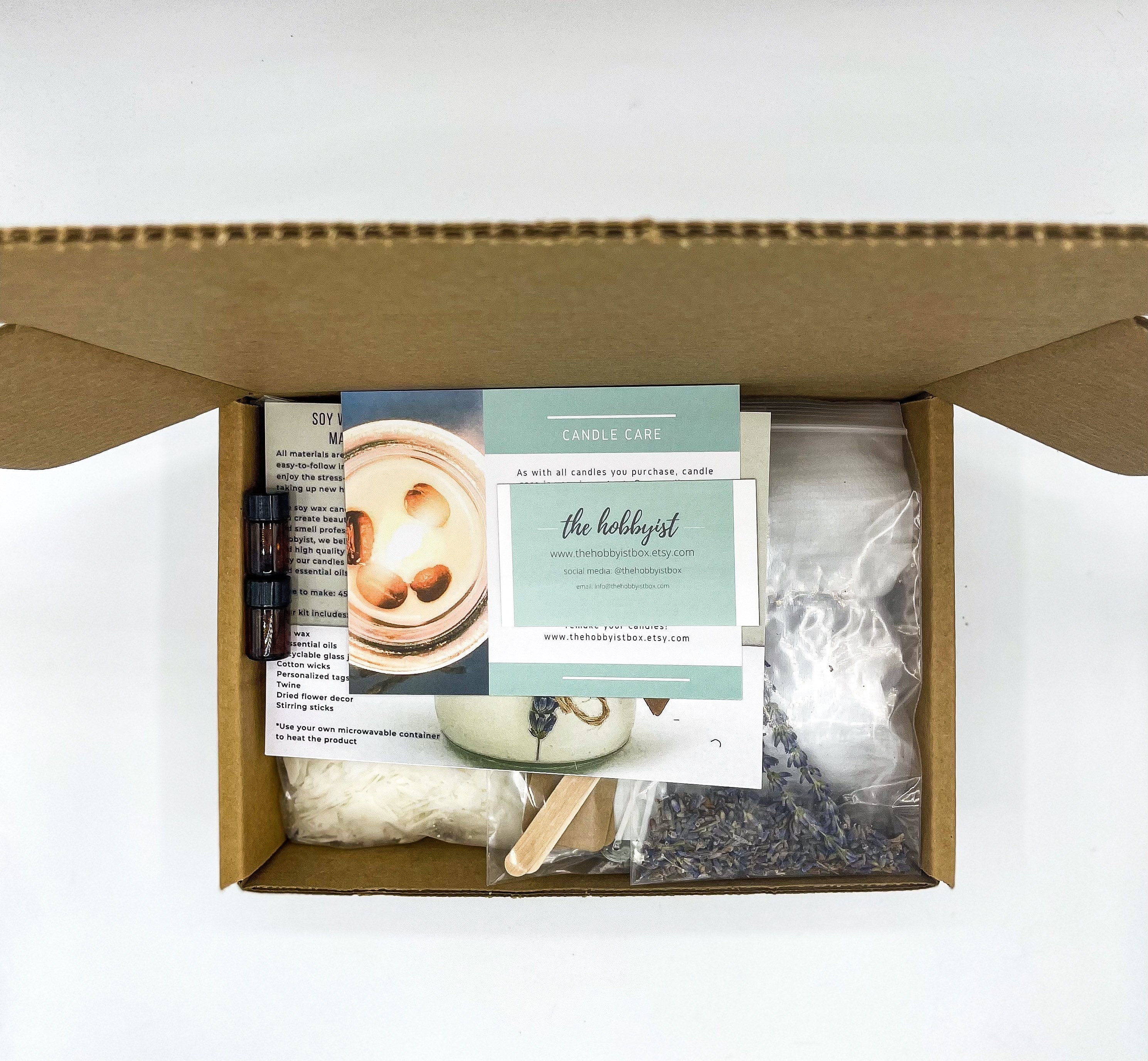 DIY Candle Making Kit Easy Candle Making Candle DIY Kit Etsy