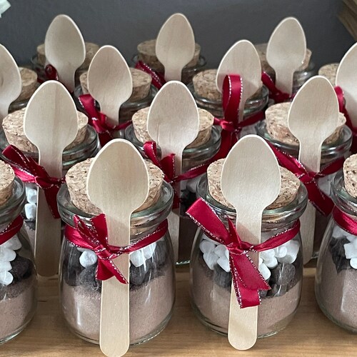 Hot Chocolate Jar Favors Bridal Shower Favors Winter Favor Etsy