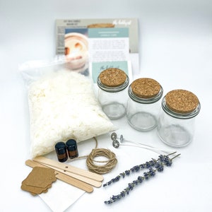 Soy Candle Making Kit - Craft Supply Kit For Adults - Candle Gift - DIY Kit gift - Birthday Gift