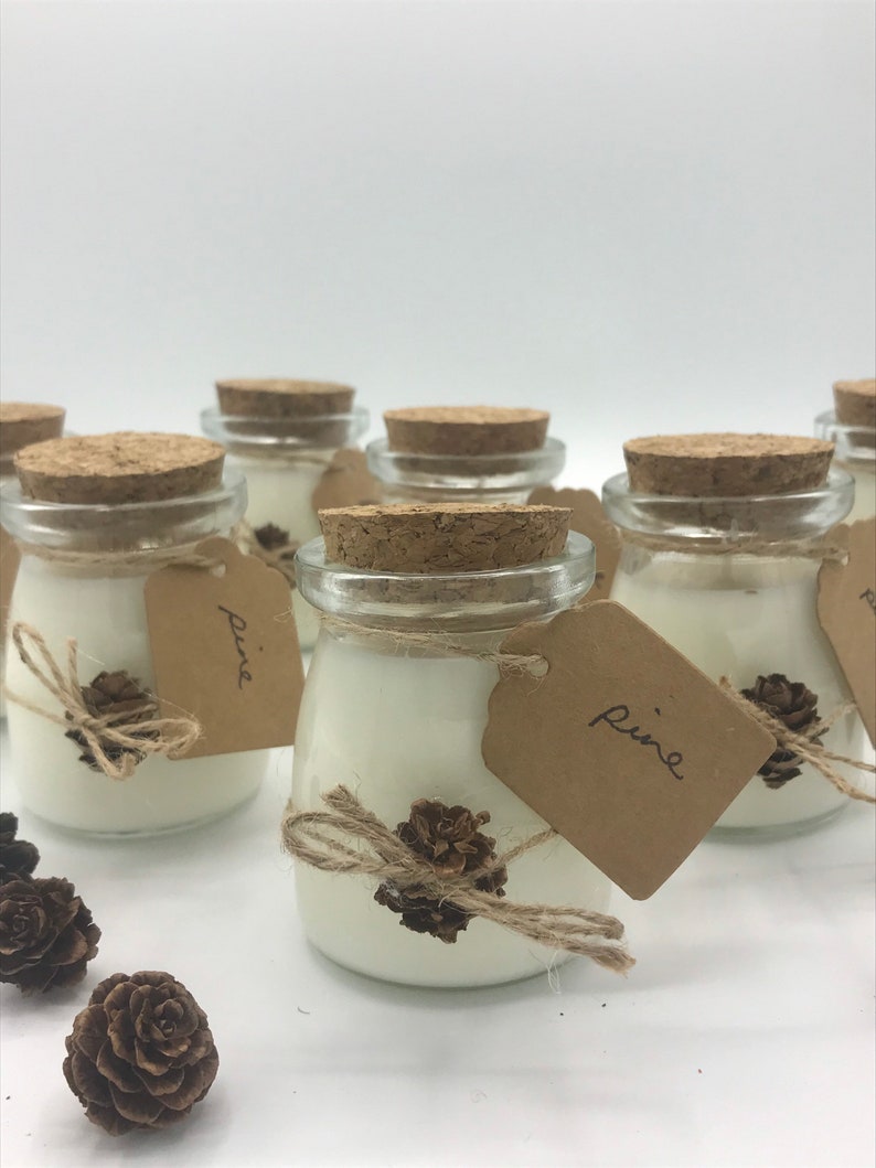 Winter Wedding Favors Mini Candles Candle Favors Bulk Etsy