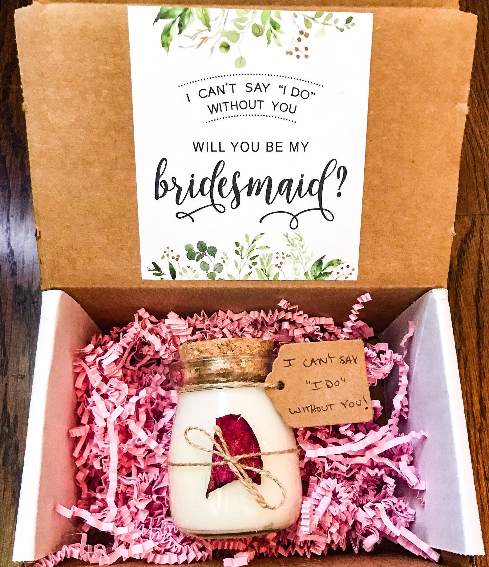 Bridesmaid Proposal Candle / Bridesmaid Candle Gift / Etsy