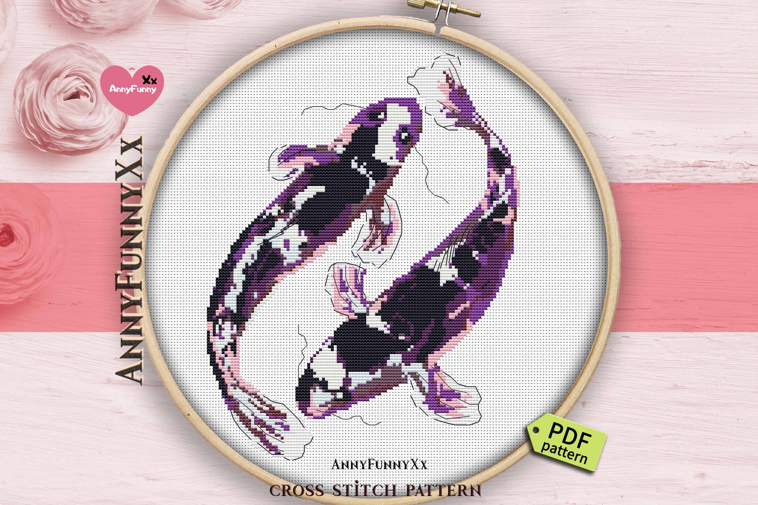 Koi Xstitch Koi Fish cross stitch pattern PDF Etsy
