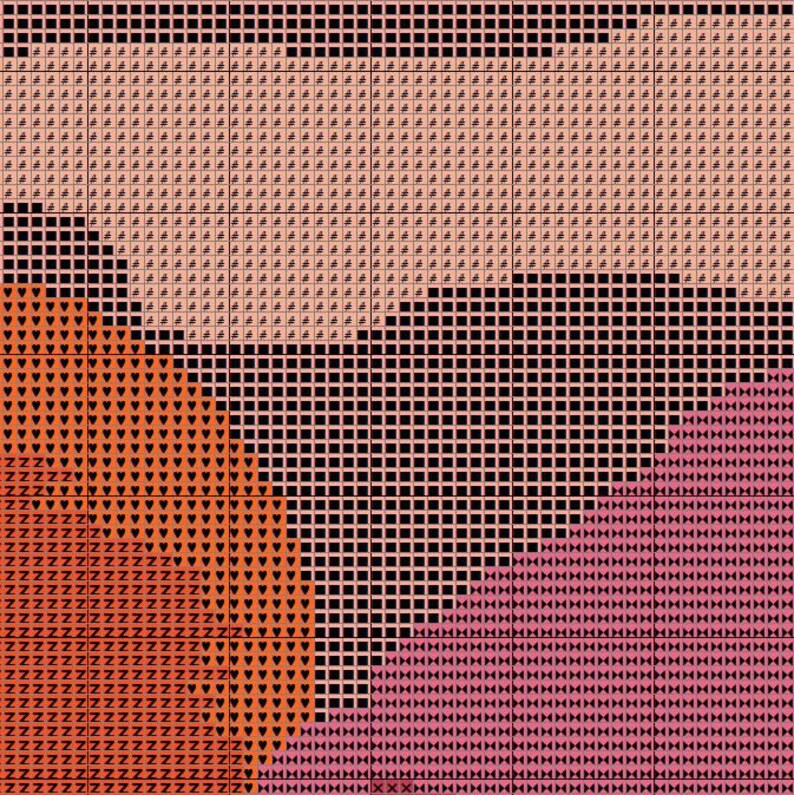 Craft Supplies Tools Blueprints How To Nature Cross Stitch Pattern Ocean Wave Cross Stitch Modern Cross Stitch Patterns Blue Landscape Stitch Sunset Sunrise
