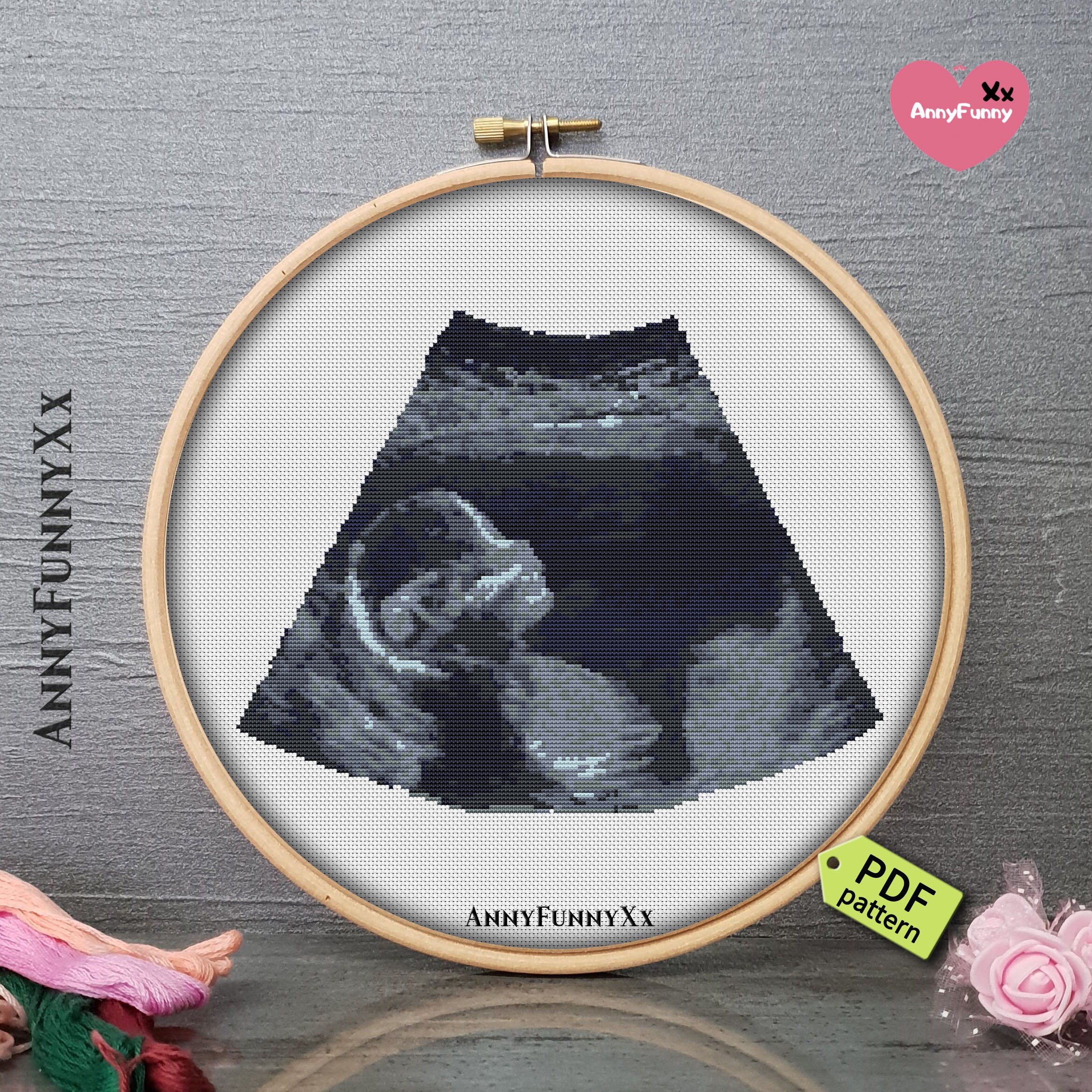 Baby Announcement Cross Stitch Pattern Etsy