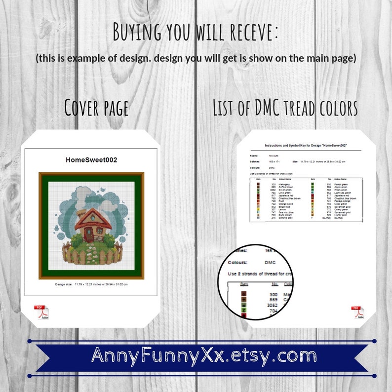 London cross stitch pattern PDF