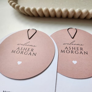 Wedding Place Cards, Name Cards Wedding | Place Cards, Round Shaped Place Cards | Bridal Shower Place Cards, Christening, Baptism