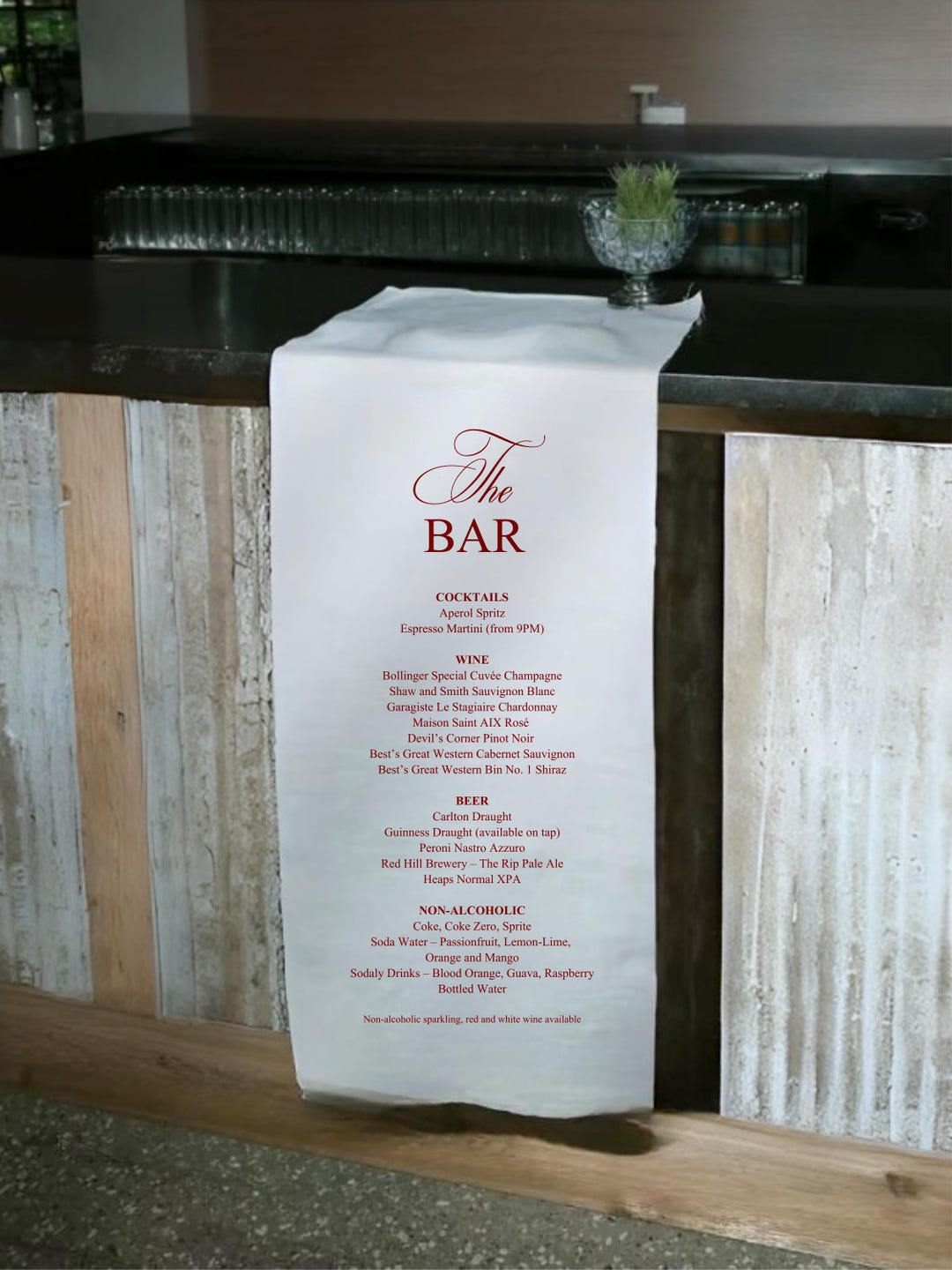 Luxury Old Money Bar Sign Template Canva Editable - Etsy