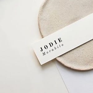 Printed Place Cards, Name Cards Wedding | Place Cards, Table Seating, Place Names | Bridal Shower, Christening, Baptism | Slim Place Cards
