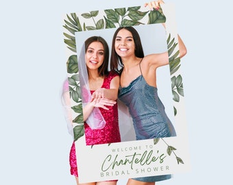 Printed Selfie Frame Custom Made Bridal Shower Party Selfie Frame,  Social Media Frame, Photobooth Prop- Australian Made