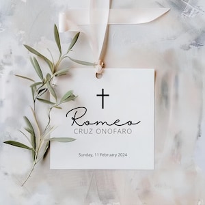 Gift Tags, Bonbonniere, Baptism Gift Tag, Printed and Personalised, Christening Bag Tags, Wedding Gift Tags