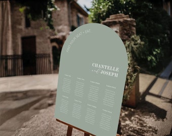 Seating Chart Sign, Entrance Sign, Printed Wedding Sign, Engagement Sign, Personalised I Printed and Delivered