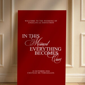 Luxury Old Money Welcome Board Canva Template - Etsy