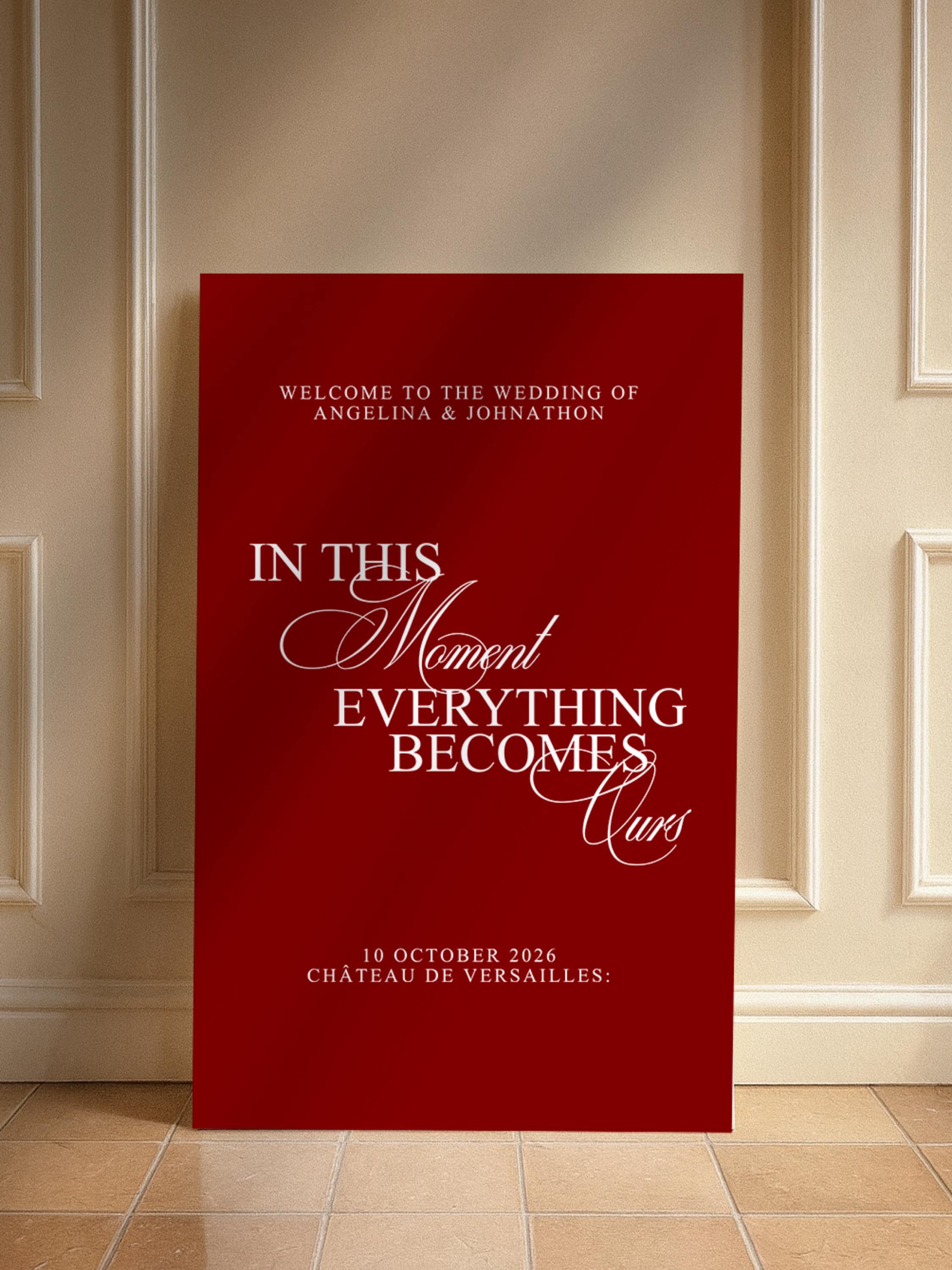Luxury Old Money Welcome Board Canva Template - Etsy