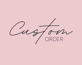 Custom Order TFP // Christie  A5 Menu