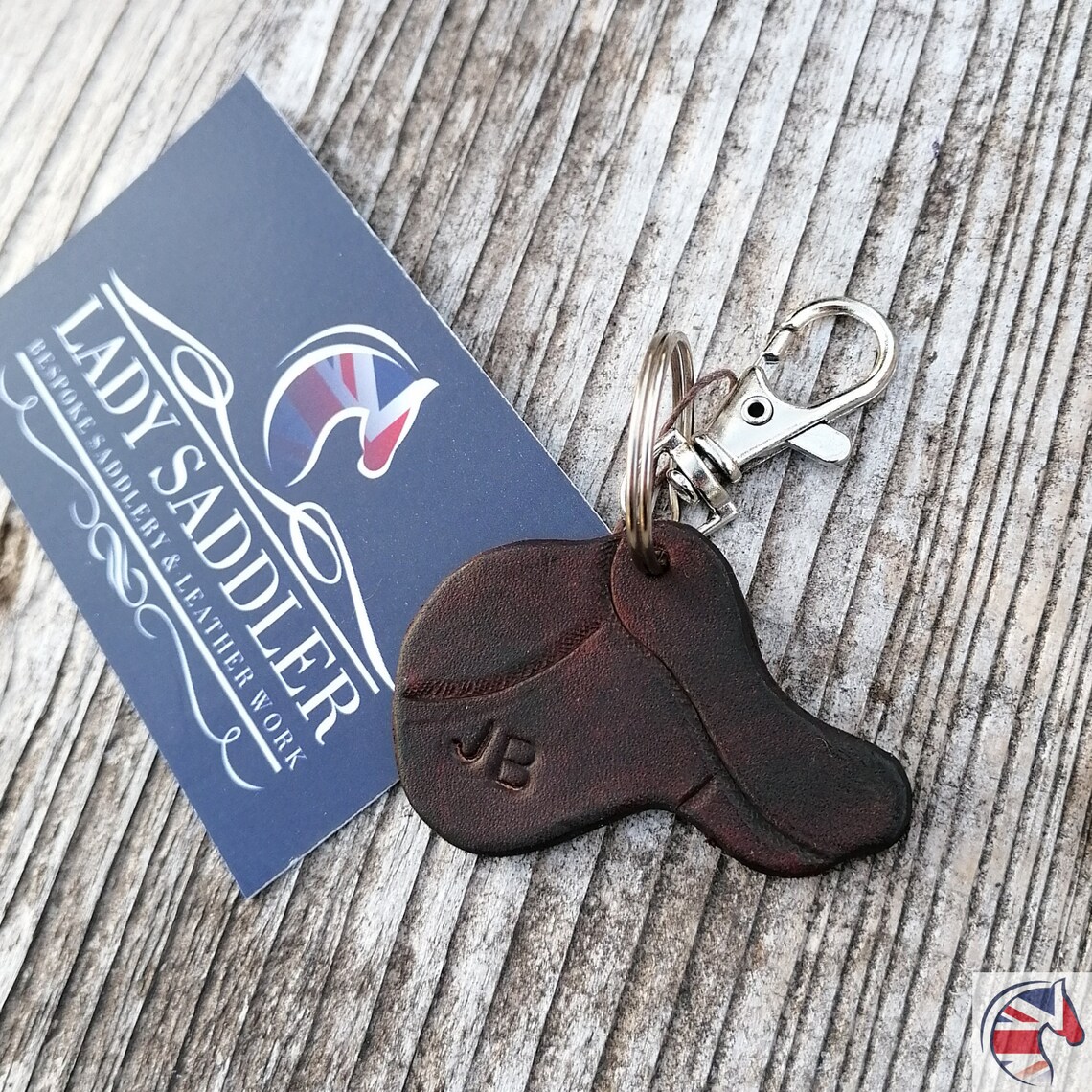 HORSE SADDLE KEYRING Custom Horsey Gift Personalized Etsy