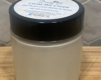 Cocoa Bee Cream Lotion made with Shea Butter, Cocoa Butter & Honey
