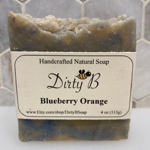 Blaubeer-Orangen Naturseife