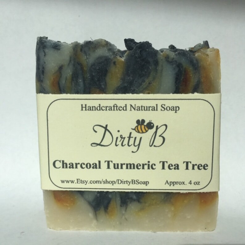 Charcoal Turmeric Tea Tree Facial Soap Etsy