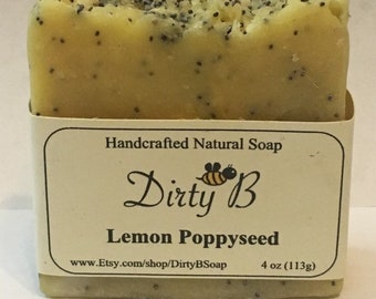 Lemon Poppyseed Natural Soap