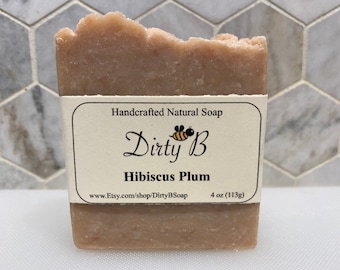 Hibiscus Plum Natural Soap