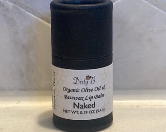 Naked Olive Oil & Beeswax Lip Balms