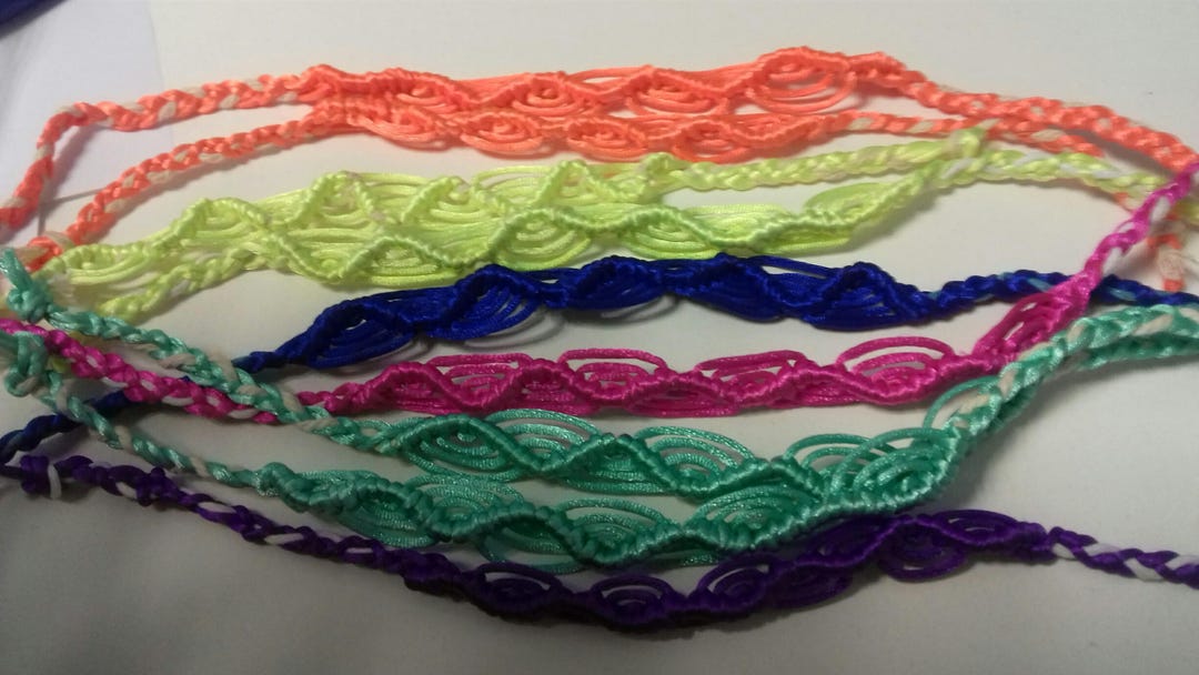 Bracelet Brazilian Macrame Zig Zag Pattern - Etsy