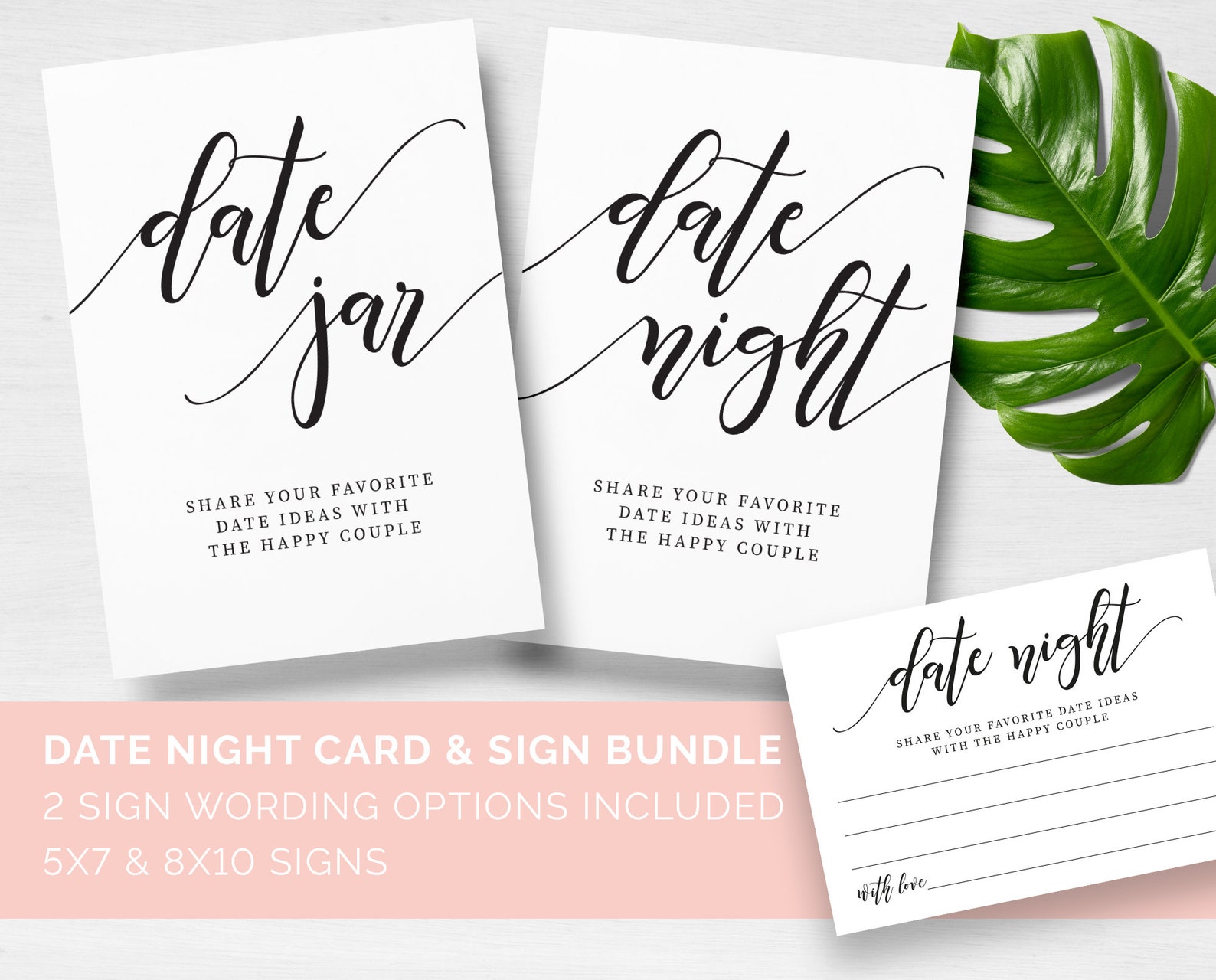 Night card. Dating Card.