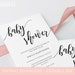 Printable Baby Shower Invitation Editable Baby Shower Invite - Etsy